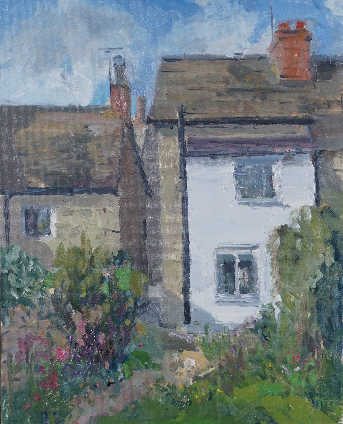 The Cottage in Afternoon Light