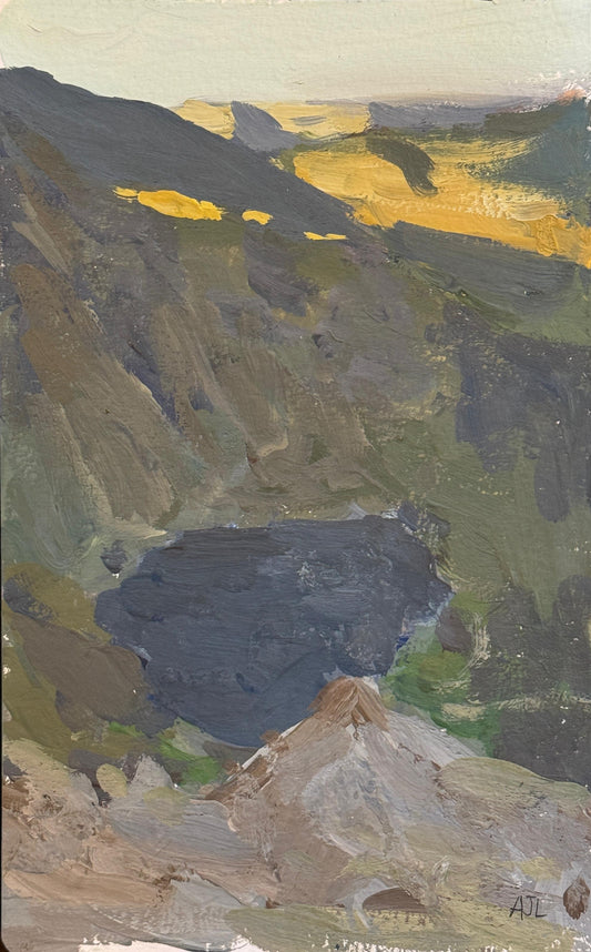 An original artwork painted at 2450 feet above sea level.