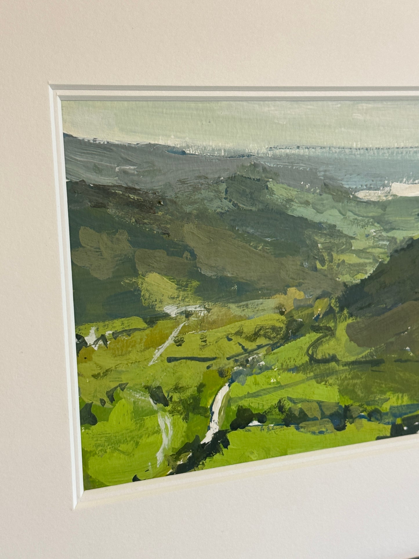 Detail of the gouache.