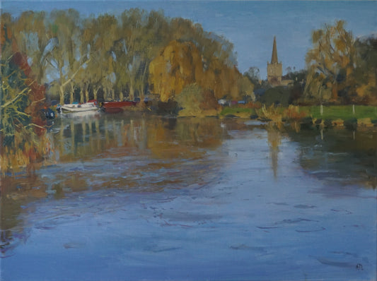 Winter Afternoon by the Thames, Lechlade