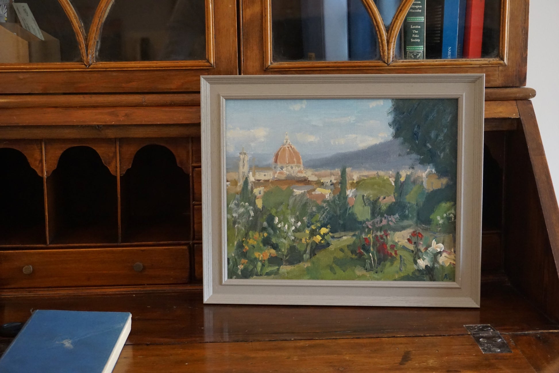 Framed painting