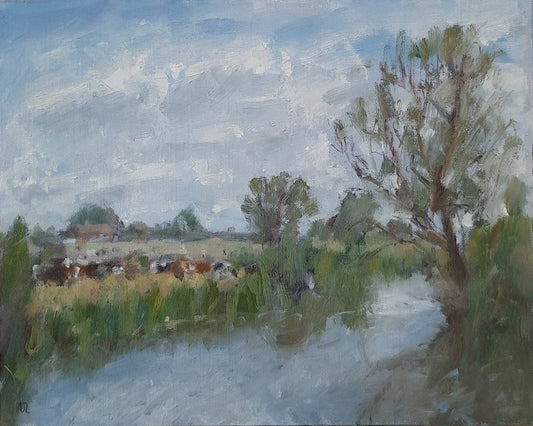 Cows by the Thames, Lechlade